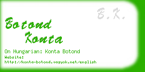 botond konta business card